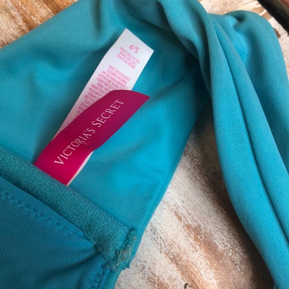 Victoria’s Secret Blue Sequined Bathing Suit Top S - Picture 8 of 9